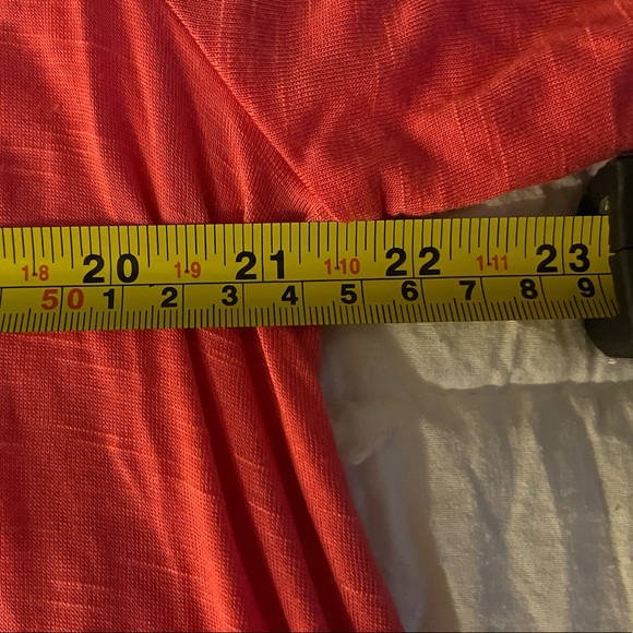 NWT-INC Women”s Top with Cold Shoulder & Key hole Neckline. Embroidered accents - Picture 5 of 9